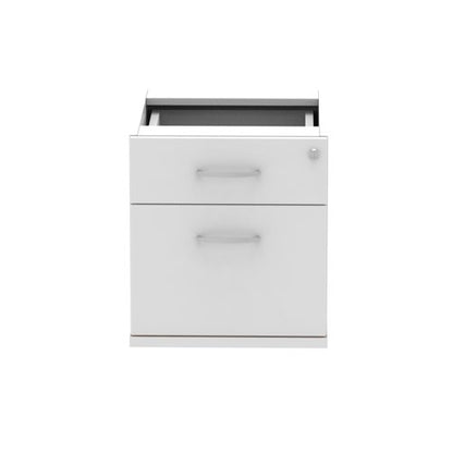 Impulse 2drw Fixed Pedestal White