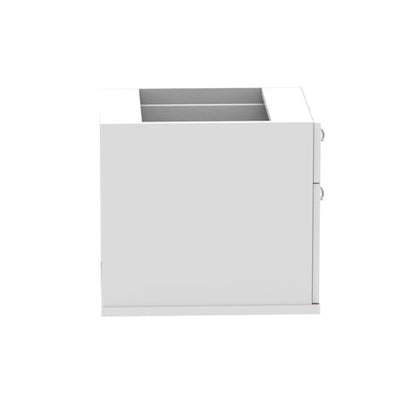 Impulse 2drw Fixed Pedestal White