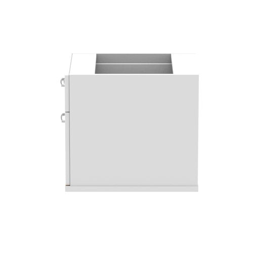 Impulse 2drw Fixed Pedestal White