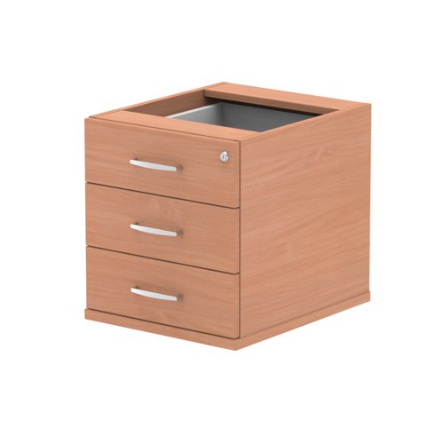 Impulse 3drw Fixed Pedestal Beech