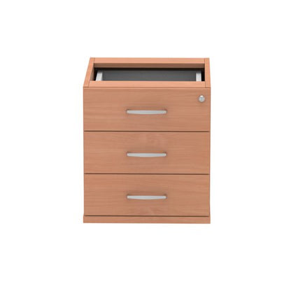 Impulse 3drw Fixed Pedestal Beech