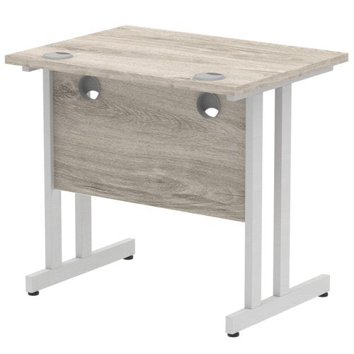 Impulse 800x600 Desk GY Oak SL Leg