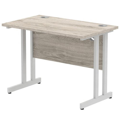 Impulse 1000x600 Desk GY Oak SL Leg