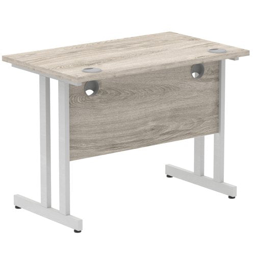Impulse 1000x600 Desk GY Oak SL Leg