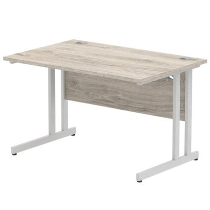 Impulse 1200x800 Desk GY Oak SL Leg