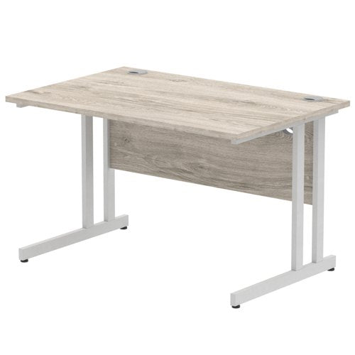 Impulse 1200x800 Desk GY Oak SL Leg