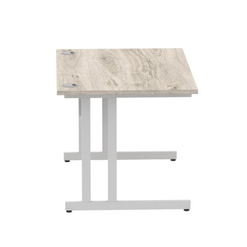 Impulse 1200x800 Desk GY Oak SL Leg