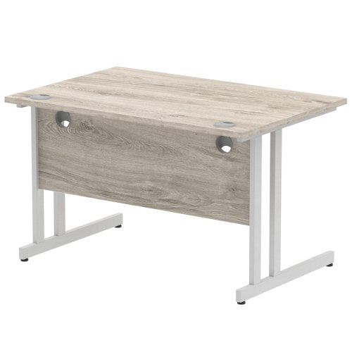 Impulse 1200x800 Desk GY Oak SL Leg
