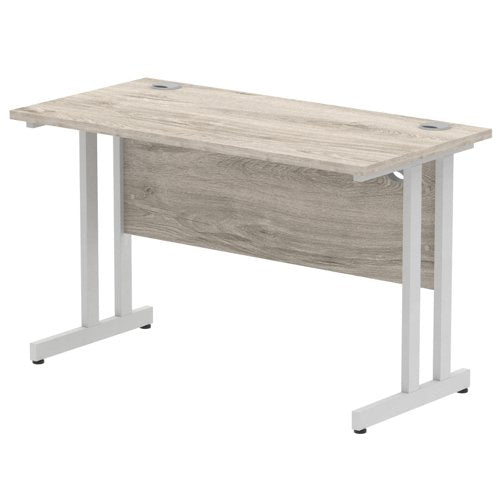 Impulse 1200x600 Desk GY Oak SL Leg