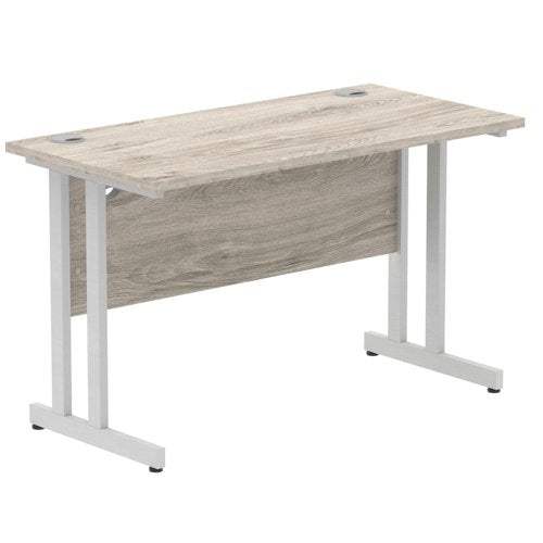Impulse 1200x600 Desk GY Oak SL Leg