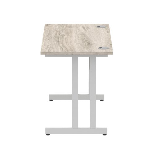 Impulse 1200x600 Desk GY Oak SL Leg
