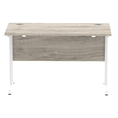 Impulse 1200x600 Desk GY Oak WH Leg