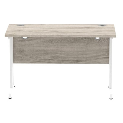 Impulse 1200x600 Desk GY Oak WH Leg