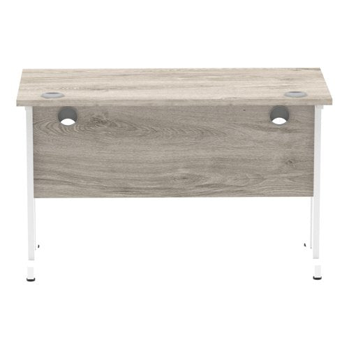 Impulse 1200x600 Desk GY Oak WH Leg