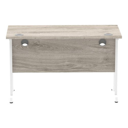 Impulse 1200x600 Desk GY Oak WH Leg