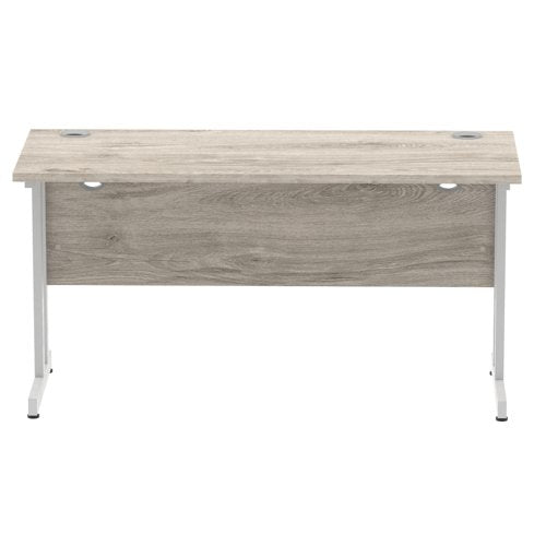 Impulse 1400x600 Desk GY Oak SL Leg