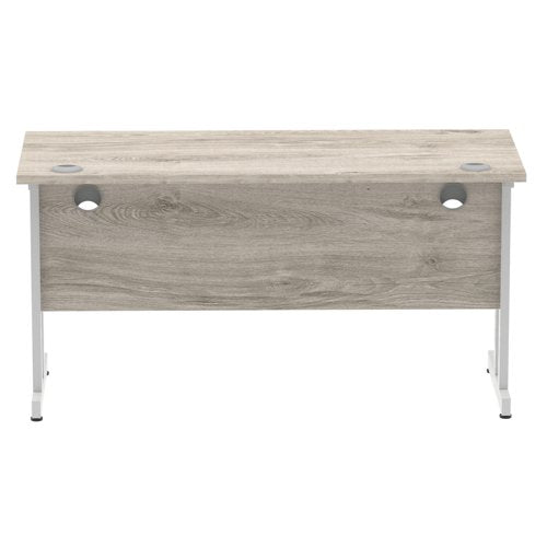 Impulse 1400x600 Desk GY Oak SL Leg
