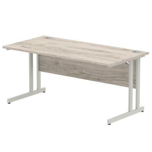 Impulse 1600x800 Desk GY Oak SL Leg