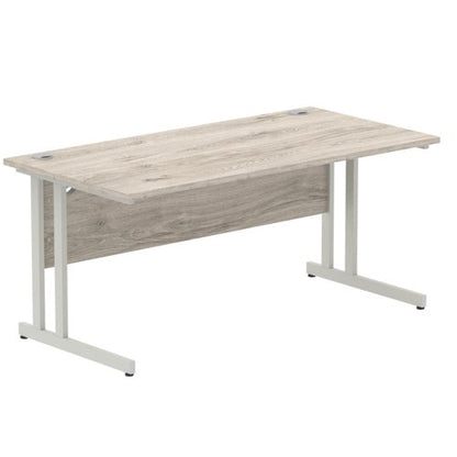 Impulse 1600x800 Desk GY Oak SL Leg