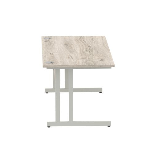 Impulse 1600x800 Desk GY Oak SL Leg