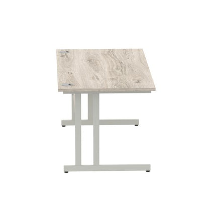 Impulse 1600x800 Desk GY Oak SL Leg