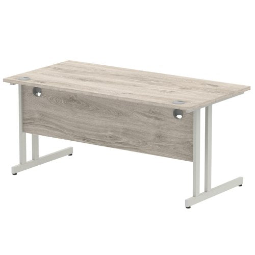 Impulse 1600x800 Desk GY Oak SL Leg