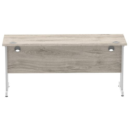Impulse 1600x600 Desk GY Oak SL Leg