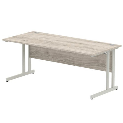 Impulse 1800x800 Desk GY Oak SL Leg