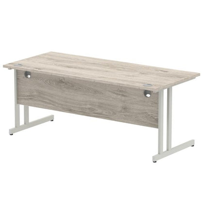 Impulse 1800x800 Desk GY Oak SL Leg