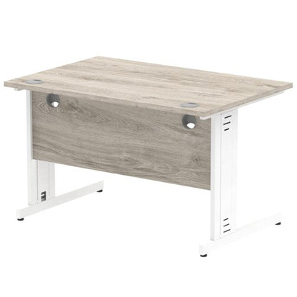 Impulse 1200x800 GY Oak WH Cable Leg