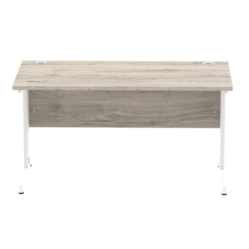 Impulse 1400x800 GY Oak WH Cable Leg