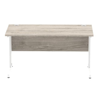 Impulse 1400x800 GY Oak WH Cable Leg