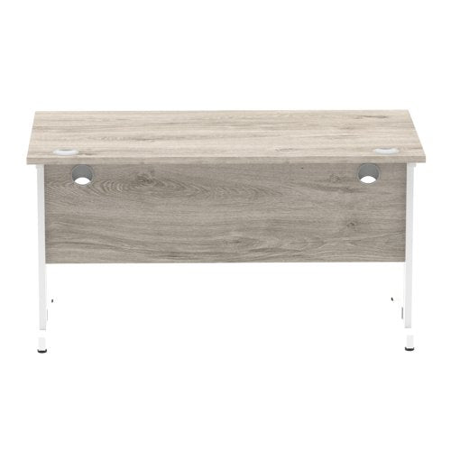 Impulse 1400x800 GY Oak WH Cable Leg