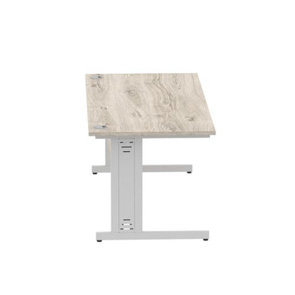 Impulse 1800x800 GY Oak SL Cable Leg