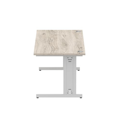 Impulse 1800x800 GY Oak SL Cable Leg