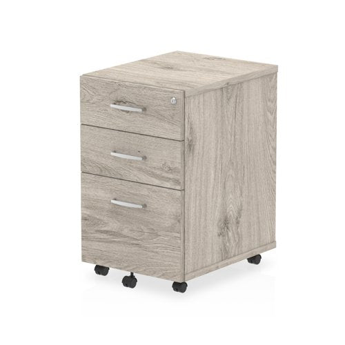 Impulse 3D Underdesk Pedestal GY Oak
