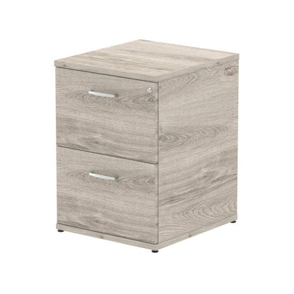 Impulse 2D Filing Cabinet GY Oak