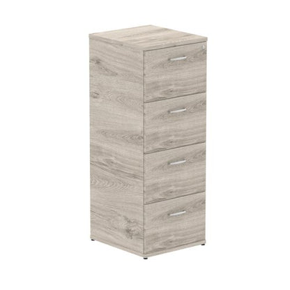 Impulse 4D Filing Cabinet GY Oak