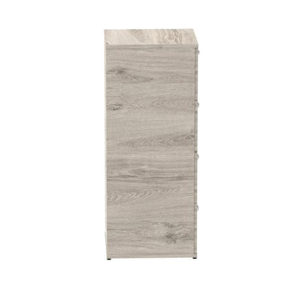 Impulse 4D Filing Cabinet GY Oak