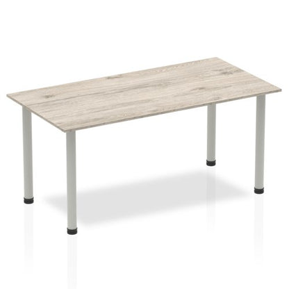 Impulse 1600mm Table GY Oak SL Leg