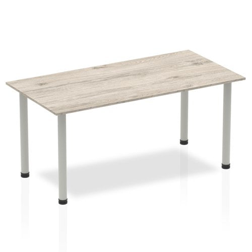 Impulse 1600mm Table GY Oak SL Leg
