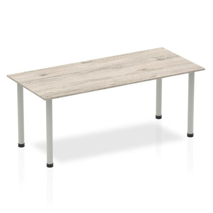 Impulse 1800mm Table GY Oak SL Leg