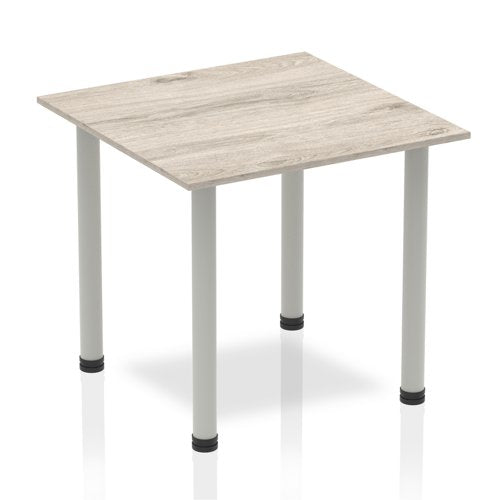 Impulse 800 Sq Tbl GY Oak SL Leg