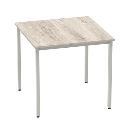 Impulse 800mm Table GY Oak SL Leg