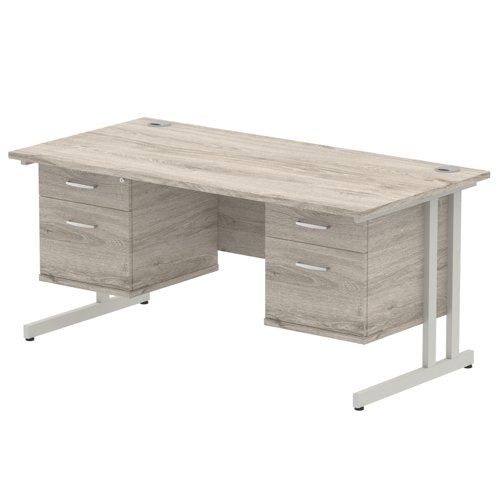 Impulse 1600X800 Desk GOSL 2x2 FixPed