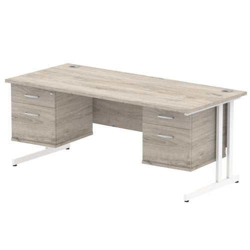 Impulse 1800X800 Desk GOWH 2X2 FixPed