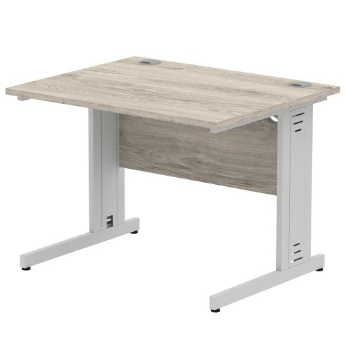 Impulse 1000x800 GY Oak SL Cable Leg