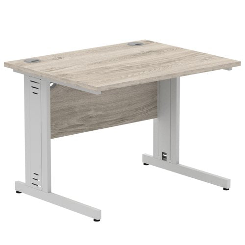 Impulse 1000x800 GY Oak SL Cable Leg