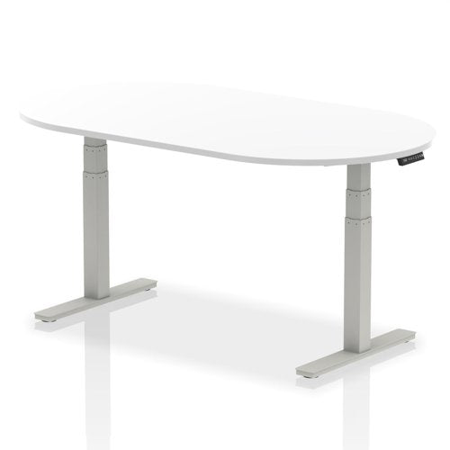 Impulse 1800mm HeiAdj B/R Table WHTSL