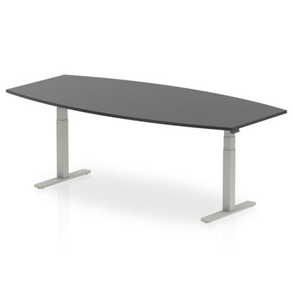 HighGloss 2400 Writabe Tble BK SL Leg
